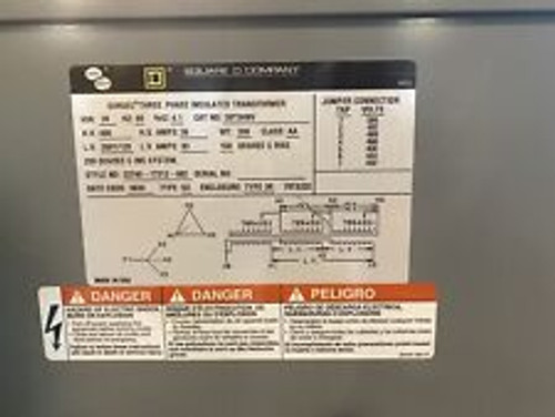 Sorgel Three Phase Insulated Transformer