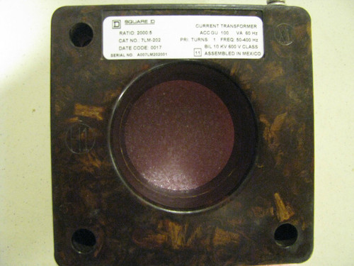 Square D Current Transformer Part # 7Lm-202 Nsn: 5950-01-469-7949