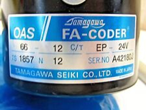 Tamagawa Fa-Coder Oas-66-12C/T Ep 24V TS1857N112