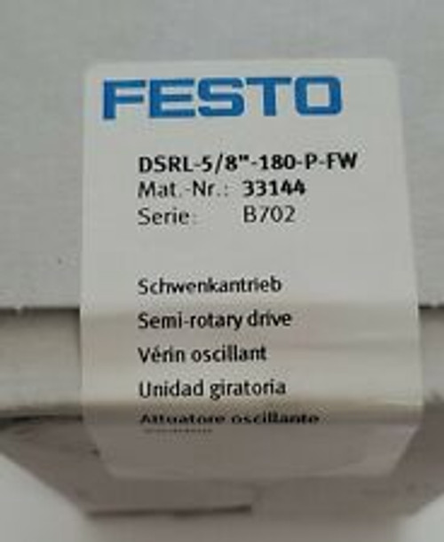 Festo Dsrl-5/8"-180-P-Fw Semi-Rotary Drive 33144