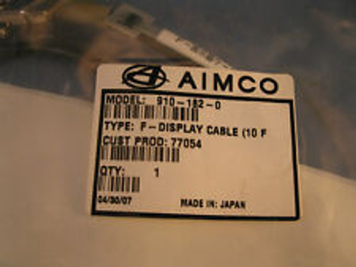 Aimco F-Display Cable 10 Ft 910-182-0