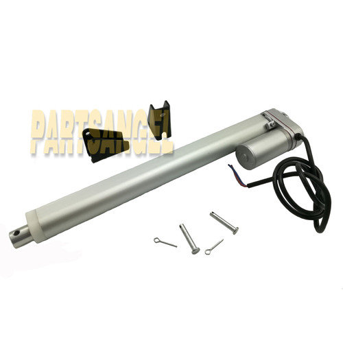 Heavy Duty 8" Stroke Linear Actuator With Bracket 225 Pound Max Lift 12V Dc