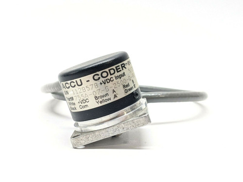 Accu Coder 755A-07-S-2500-Q-Hv-1-S-S-N Incremental Shaft Encoder