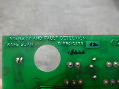 Alstom D-984-057802 Intensity And Fault Detection Board