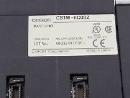 Omron Cs1W-Bc082 Base Unit Cs1Wbc082, 8-Slot