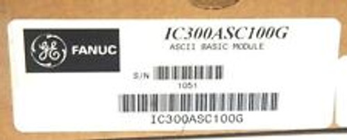 Fanuc Ic300Asc100G Ascii Basic Module, Three Ports