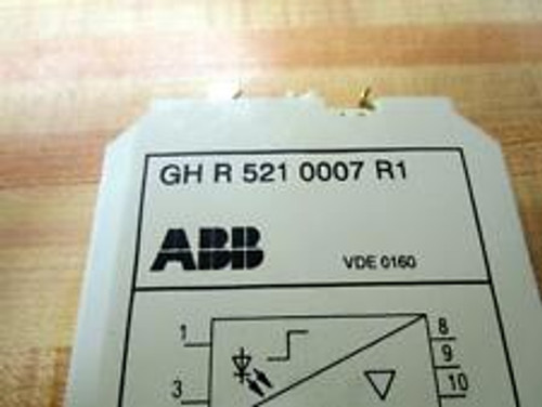 Abb Gh R 521 0007 R1 Transistor Output Unit Ghr5210007R1