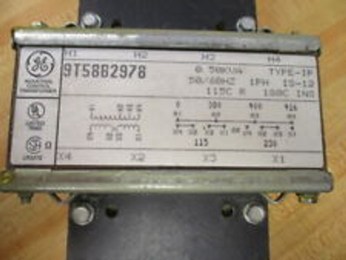 General Electric 9T58B2978 Ge Control Transformer