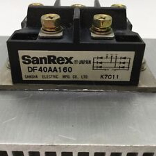 Sanrex Df40Aa160 Three Phase Standard Diode Bridge Rectifier, 40A, 1600V