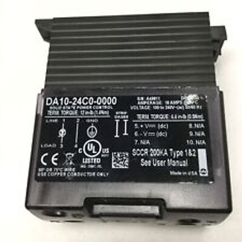 Watlow Da10-24C0-0000 Din-A-Mite Solid-State Power Controller 18A 100-240Vac 1Ph