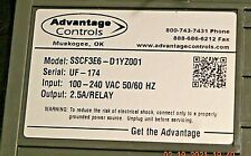 Advantage Sscf3E6-D1Yz001 Megatron Controller