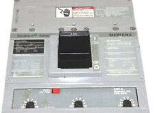 Siemens Hjxd63B400 Circuit Breaker Sentron Series, 400 Amps, 600 V, 3 Pole