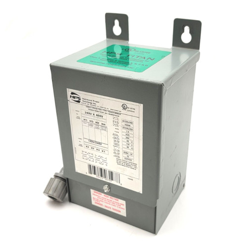 Hammond Hps Q1C0Lekb Titan Transformer 1Kva 240/480V Pri, 120/240V Sec, Nema 3R