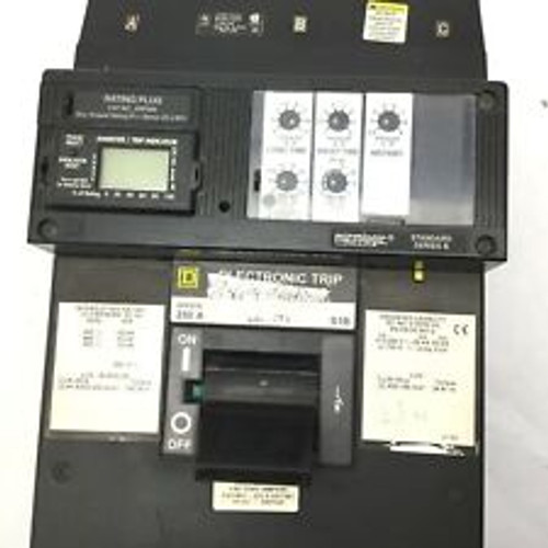 Square D Lx36250 Electronic Trip Circuit Breaker 250 Amps 600Vac