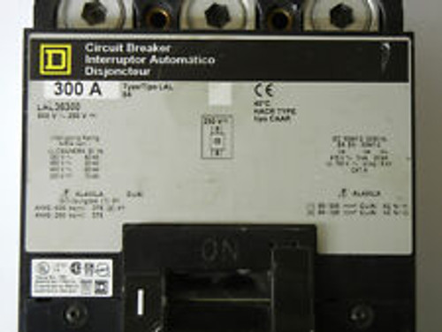 Square D Lal36300 300A Circuit Breaker Lal36300