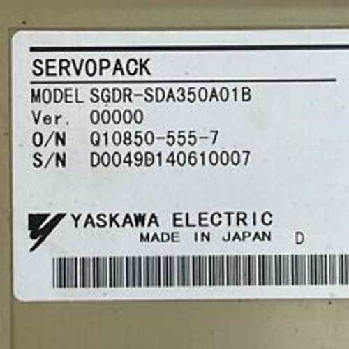 Yaskawa Sgdr-Sda350A01B Servopack Drive