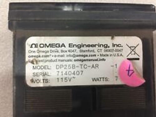 Omega Thermocouple Meter Dp25B-Tc-Ar-1