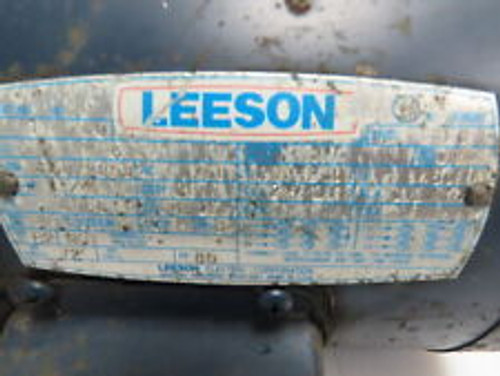 Leeson Electric 110448.00 Motor 3/4 Hp 3450 Rpm 3Ph 208-230/460 Volt 56C Frame