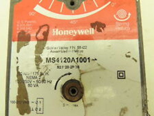 Honeywell Ms4120A1001 Direct Coupled Actuator Spring Return 175 Lb-In 90 Degree