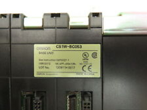 Omron Cs1W-Bc053 Plc Base Unit Power Supply Input Modules