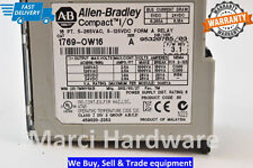 Allen-Bradley 1769-Ow16 Compactlogix 16 Pt Relay Output