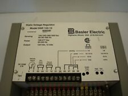 Basler Electric 9185900102 Ssr 125-12 Static Voltage Regulator