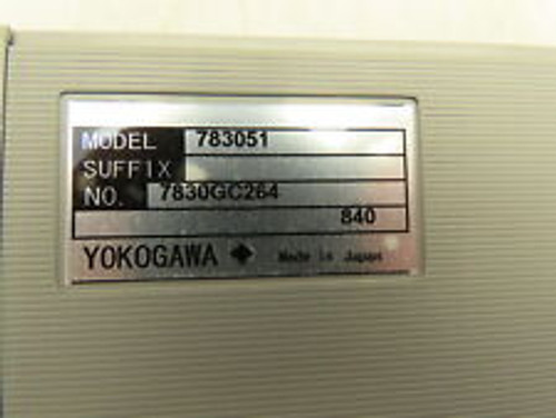 Yokogawa 783051 Analog Voltage Input Module For Or1400