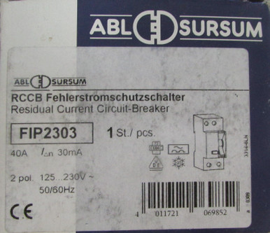 Abl Sursum Rccb Fip2303 Residual Current Circuit Breaker 2 Pole 40 Amp ...
