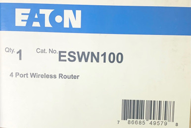 Eaton Eswn100 4 Port Wireless Router Mdwr150 Model Ip1006Rrv2 ...