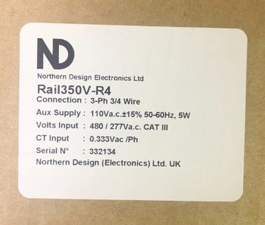 Rail350vip Module Nd Northern Design Electronics Rail1350V-R4 Rail 350 Power Metering ...
