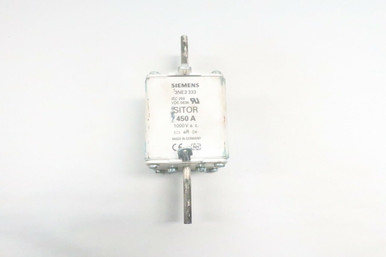 Siemens 3NE3 333 Blade Fuse 450a Amp 1000v-ac - Industrial Lynx
