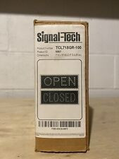 Signal Tech Tcl-718Gr-100/120-277Vac Led Open/Closed Sign + Switches ...