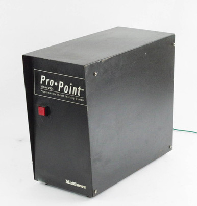 Matthews Pro-Point Model 2324 Indent Marking Control Box D2238-502-00 ...