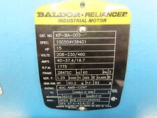 Baldor Reliance Electric Motor 15 Hp 1775 Odp 230/460V 3 Ph 284Tsc