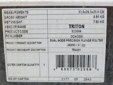 Triton Tra001 Precision Plunge Router 3-1/4Hp 21000 Rpm 1/2