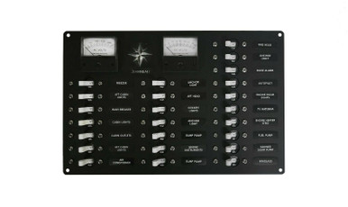 Ac/Dc Power Distribution Panel W/Analog Dc Voltmeter - Industrial Lynx