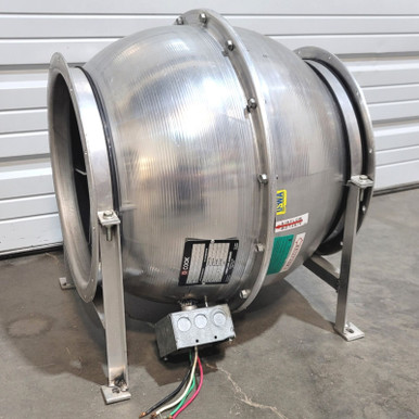 Cook 14Cv17D Centri-Vane Mixed Flow Fan 1Hp, 460Vac 3-Phase, 776Cfm ...