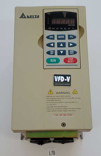 Delta Vfd037V43A 3.7Kw 5Hp 460V 3Ph Variable Speed Drive Plc ...