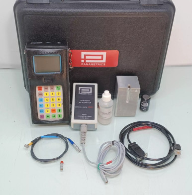 Panametrics 25DL Ultrasonic Thickness Gage w/ Case &amp; Accessories - Industrial Lynx