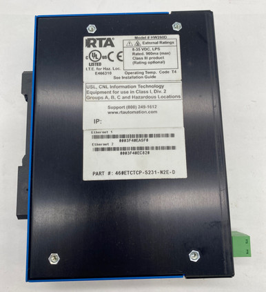 Qsys Rta Module Rta 460Etctcp-S231 Hw260D Modbus Rtu Slave Gateway Module - Industrial Lynx