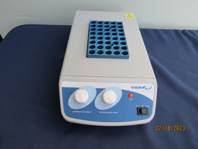 Vwr Block Vwr Analog Dual Heat Block 12621-108 2X 20 Position Blocks - Industrial ...