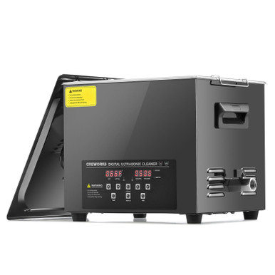 CREWORKS 3L Ultrasonic Cleaner Black Titanium Steel 300W Heater w