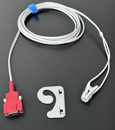 thumbnail image 2 of Masimo Red Direct-Connect Ear Clip Cable - Compatible SpO2 Sensor Cable 2 of 6