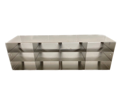 Lab 12-Place Stainless Steel Freezer Storage Rack For 5X5X2 Boxes ...