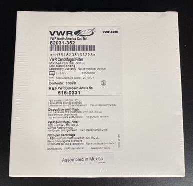 Filter Vwr Vwr Filter Tube Pes 30K Total Of 100 Filters - Industrial Lynx
