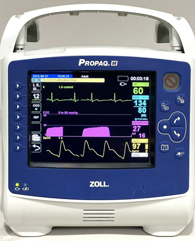 Propaq Monitor Zoll Series X - Propaq M - Vital Signs Monitor - 12 Lead Ecg - Spo2 ...