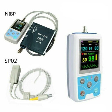 Spo2 Monitor Unit Handheld Patient Monitor Portable Blood Pressure Vital Signs Spo2 Meter ...
