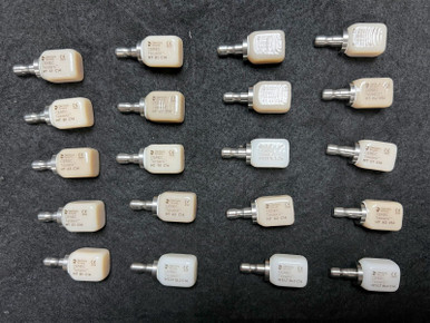 Lot Of 20 Dentsply Sirona Cerec Tessera Dental Cad/Cam Milling Blocks ...