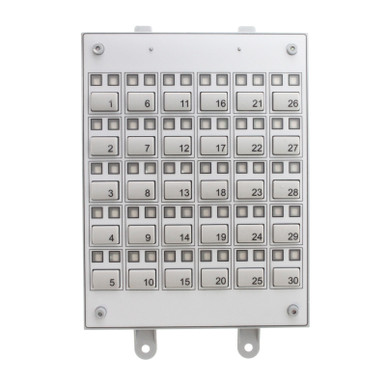 Est Edwards Sl30 Led Switch Point Zone Annunciator Module, 30-Button ...