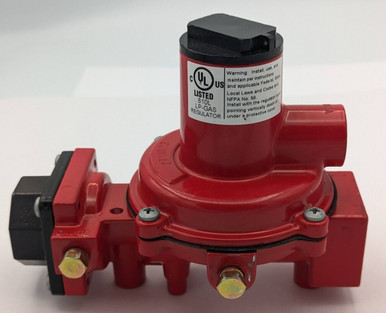 LP Gas Regulator Emerson-Fisher R622H-JGJ - 1st Stage 8-12 Psig Spring -  POL X 3/4 NPT For Propane Systems Fisher Propane Regulator 8-12 Psig